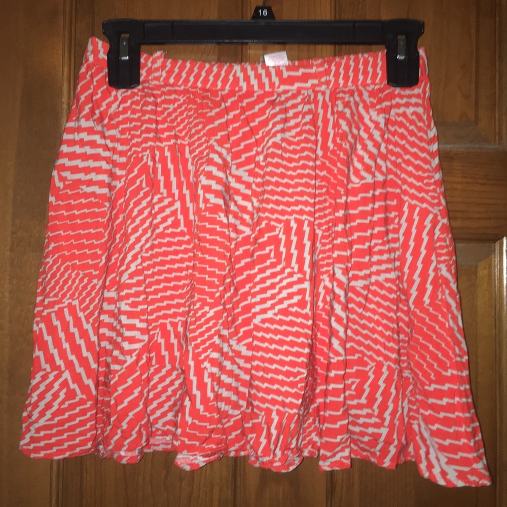 Xhilration Orange Skirt